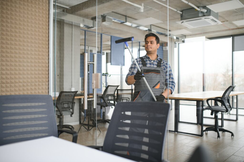 Cleaning the office is part of what is facility maintenance